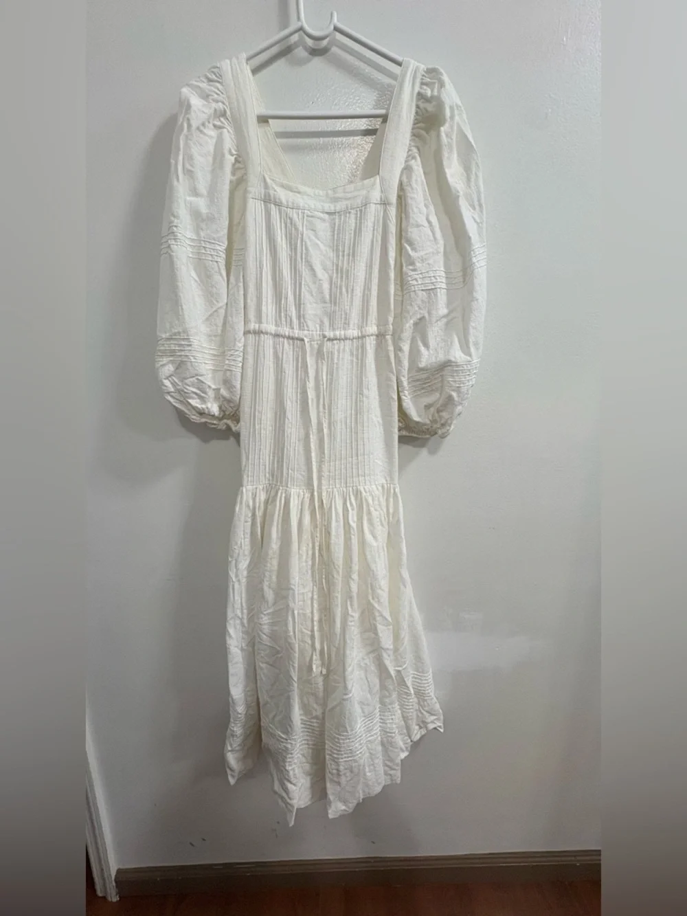 Shona Joy Cream Puff-Sleeve Tiered Maxi Dress - Picture 5 of 12